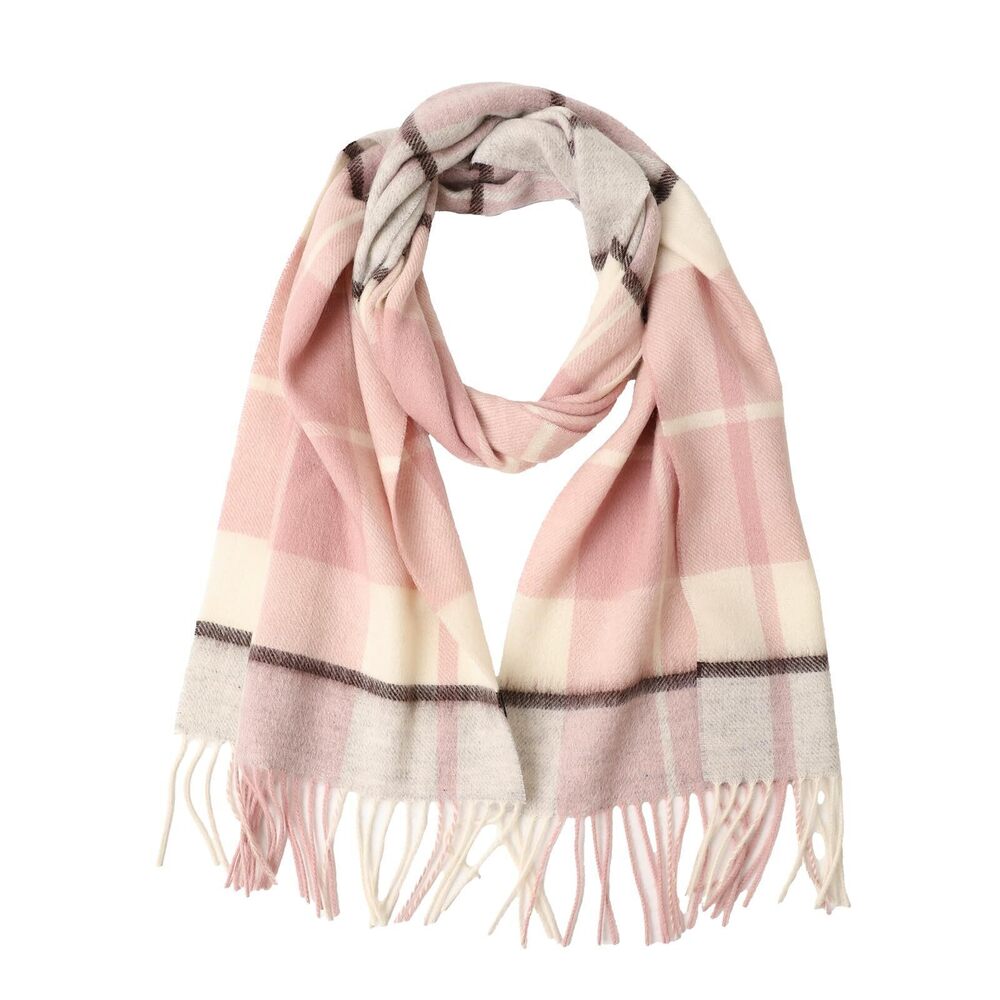 9948 100% Merino Wool Plaid Tassel Scarf and Winter Warm Long Scarves